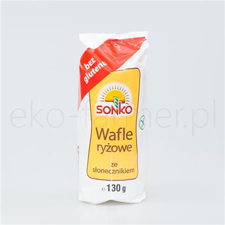 Wafle ryżowe ze słonecznikiem Sonko 130g-632