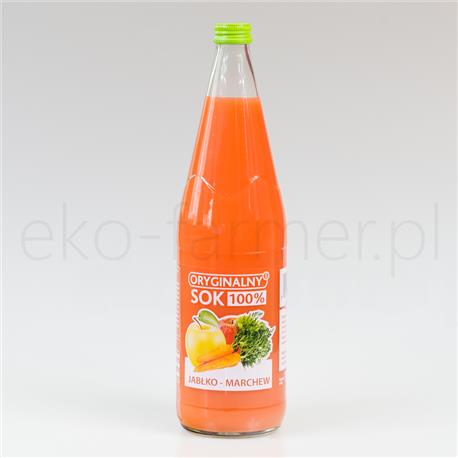 Oryginalny sok 100% jabłko marchew 1l-522