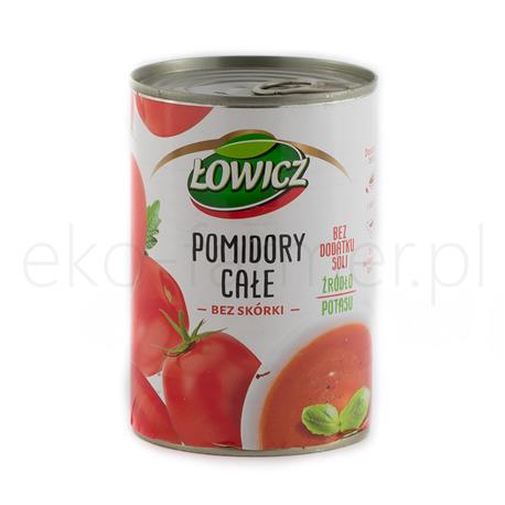 Pomidory w puszce całe Łowicz 400g-834