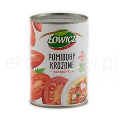 Pomidory w puszce krojone Łowicz 400g-835