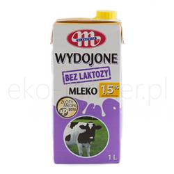 Mleko UHT wydojone bez laktozy 1,5% Mlekovita 1l-845