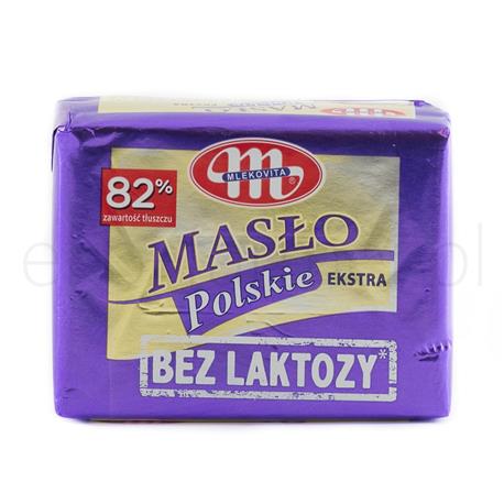 Masło extra polskie bez laktozy Mlekovita 200g-851