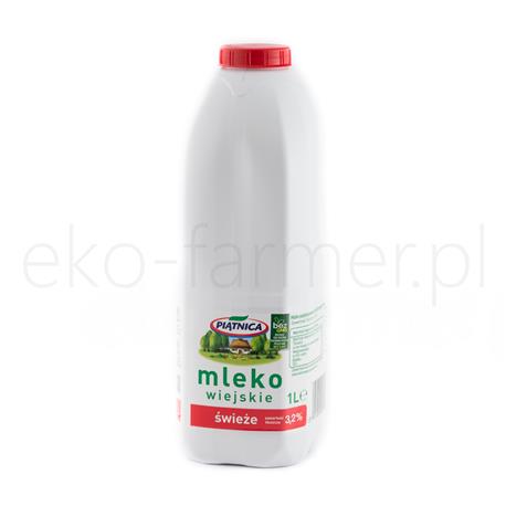 Mleko wiejskie świeże 3,2% Piątnica 1l-860