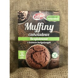 Muffiny czekoladowe bezglutenowe 310g Celiko