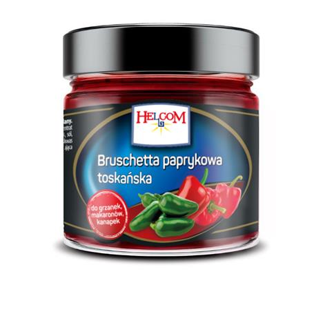 Bruschetta papryka toskańska 225ml Helcom-1182