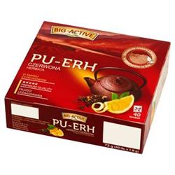 Herbata Pu-Erh cytrynowa 40 szt. Big-Active